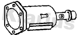 390126 KLARIUS Сажевый / частичный фильтр, система выхлопа ОГ (фото 1)