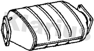 390165 KLARIUS Сажевый / частичный фильтр, система выхлопа ОГ (фото 1)