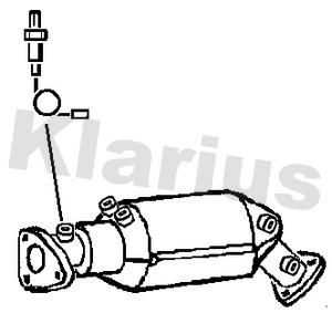 390228 KLARIUS Сажевый / частичный фильтр, система выхлопа ОГ (фото 1)