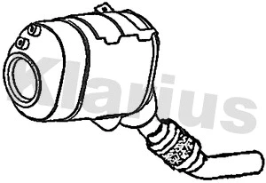 390258 KLARIUS Сажевый / частичный фильтр, система выхлопа ОГ (фото 1)