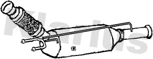 390289 KLARIUS Сажевый / частичный фильтр, система выхлопа ОГ (фото 1)