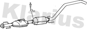 390345 KLARIUS Сажевый / частичный фильтр, система выхлопа ОГ (фото 1)