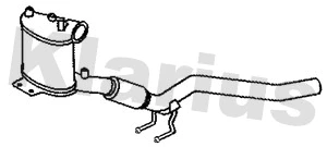 390400 KLARIUS Сажевый / частичный фильтр, система выхлопа ОГ (фото 1)