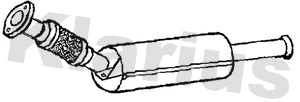 390506 KLARIUS Сажевый / частичный фильтр, система выхлопа ОГ (фото 1)