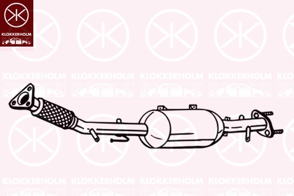 097-446 KLOKKERHOLM Сажевый / частичный фильтр, система выхлопа ОГ (фото 1)