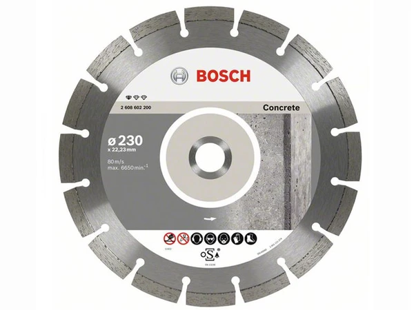 2608602196 BOSCH Круг алмазный 115х22 мм Standard for Concrete (фото 3)