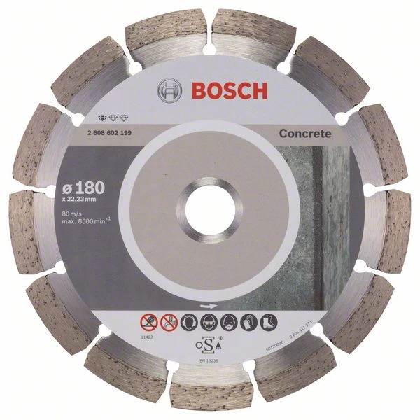 2608602199 BOSCH Круг алмазный 180х22 мм Standard for Concrete (фото 4)