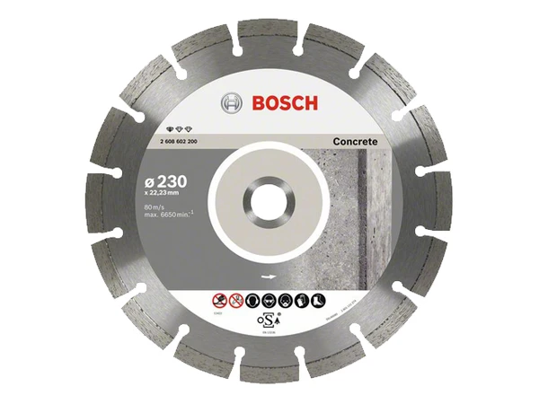 2608602200 BOSCH Круг алмазный 230х22 мм Standard for Concrete (фото 3)