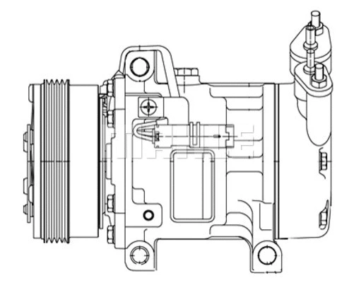 ACP 1255 000P KNECHT/MAHLE Компрессор, кондиционер (фото 1)