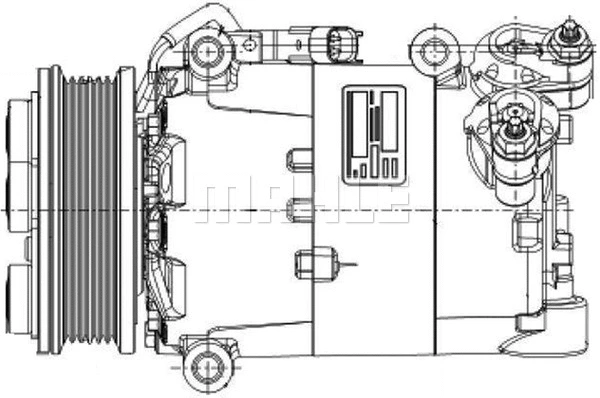 ACP 1360 000P KNECHT/MAHLE Компрессор, кондиционер (фото 2)