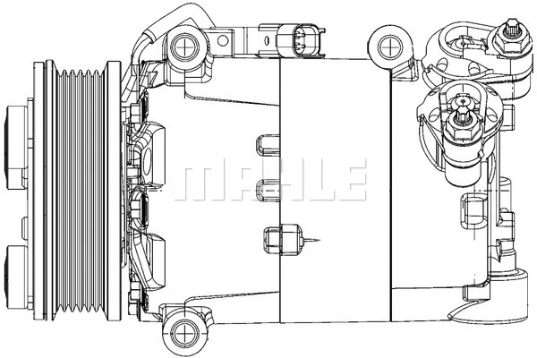 ACP 1364 000P KNECHT/MAHLE Компрессор, кондиционер (фото 2)