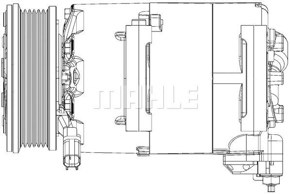 ACP 310 000P KNECHT/MAHLE Компрессор, кондиционер (фото 5)