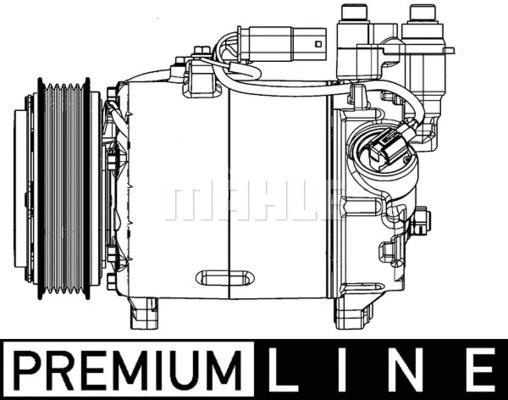 ACP 598 000P KNECHT/MAHLE Компрессор, кондиционер (фото 4)