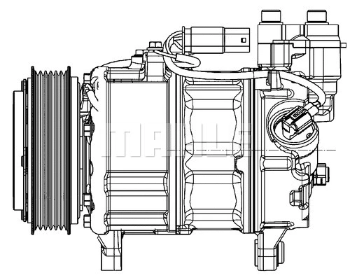 ACP 599 000P KNECHT/MAHLE Компрессор, кондиционер (фото 2)