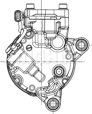 ACP 600 000P KNECHT/MAHLE Компрессор, кондиционер (фото 1)