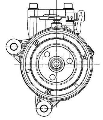 ACP 600 000P KNECHT/MAHLE Компрессор, кондиционер (фото 3)