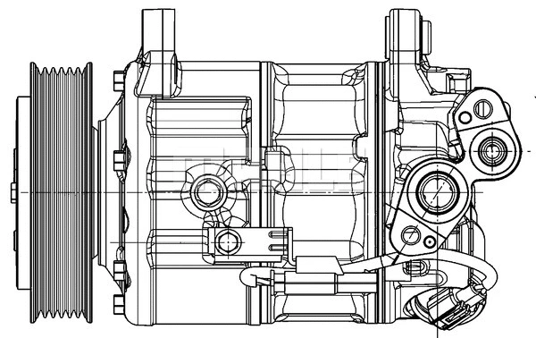 ACP 600 000P KNECHT/MAHLE Компрессор, кондиционер (фото 5)