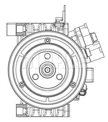 ACP 631 000P KNECHT/MAHLE Компрессор, кондиционер (фото 3)