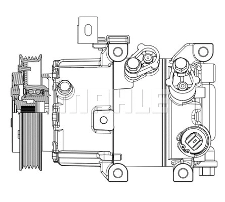 ACP 631 000P KNECHT/MAHLE Компрессор, кондиционер (фото 4)