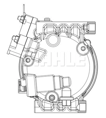 ACP 638 000P KNECHT/MAHLE Компрессор, кондиционер (фото 1)