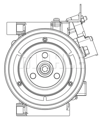 ACP 638 000P KNECHT/MAHLE Компрессор, кондиционер (фото 3)