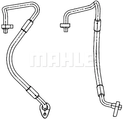 AP 126 000P KNECHT/MAHLE Трубопровод высокого давления, кондиционер (фото 3)