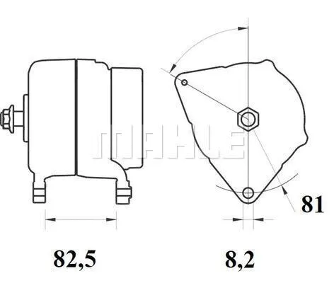 MG 1138 KNECHT/MAHLE Генератор (фото 1)