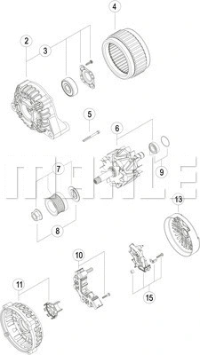 MG 162 KNECHT/MAHLE Генератор (фото 1)