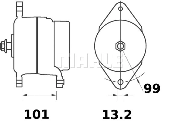 MG 269 KNECHT/MAHLE Генератор (фото 2)