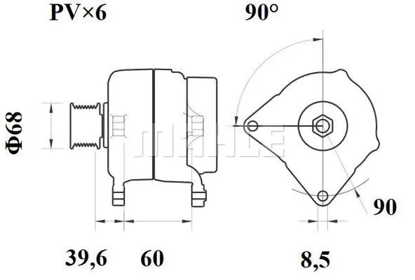 MG 291 KNECHT/MAHLE Генератор (фото 2)