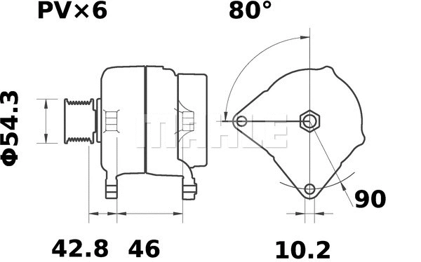 MG 31 KNECHT/MAHLE Генератор (фото 2)