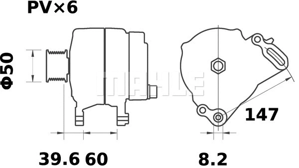 MG 366 KNECHT/MAHLE Генератор (фото 2)