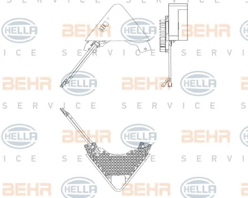 5HL 351 321-221 BEHR/HELLA/PAGID Блок управления отопителем (печкой) (фото 1)