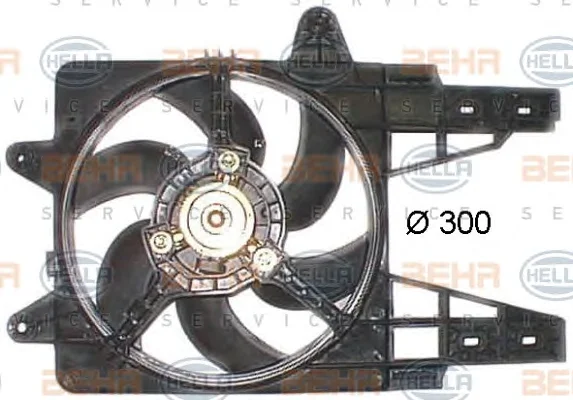 8EW 009 158-241 BEHR/HELLA/PAGID Вентилятор охлаждения радиатора (фото 1)