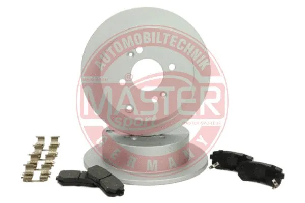 201003120 MASTER-SPORT GERMANY Комплект тормозов, дисковый тормозной механизм (фото 3)