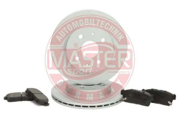 201701071 MASTER-SPORT GERMANY Комплект тормозов, дисковый тормозной механизм (фото 4)