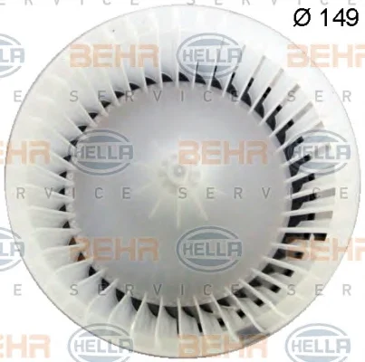 8EW 351 000-681 BEHR/HELLA/PAGID Вентилятор салона (фото 1)