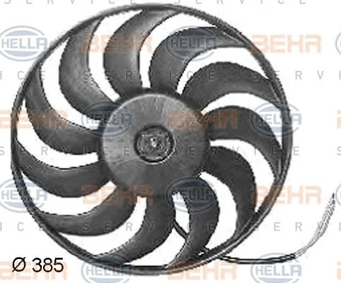 8EW 351 038-361 BEHR/HELLA/PAGID Вентилятор охлаждения радиатора (фото 1)