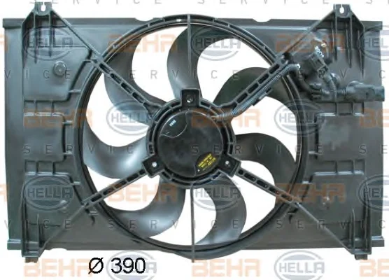 8EW 351 041-351 BEHR/HELLA/PAGID Вентилятор охлаждения радиатора (фото 1)