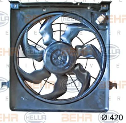 8EW 351 042-791 BEHR/HELLA/PAGID Вентилятор охлаждения радиатора (фото 1)