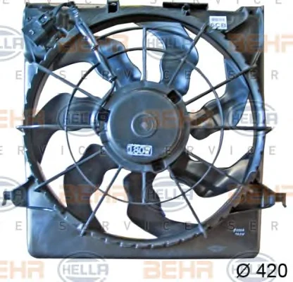8EW 351 042-791 BEHR/HELLA/PAGID Вентилятор охлаждения радиатора (фото 2)
