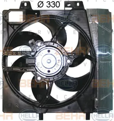 8EW 351 043-551 BEHR/HELLA/PAGID Вентилятор охлаждения радиатора (фото 1)