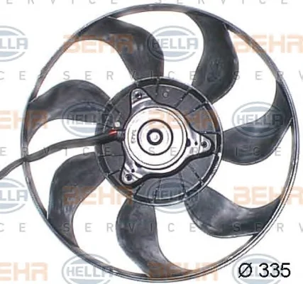 8EW 351 043-591 BEHR/HELLA/PAGID Вентилятор охлаждения радиатора (фото 1)