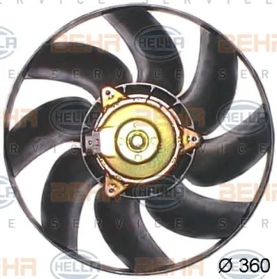 8EW 351 043-691 BEHR/HELLA/PAGID Вентилятор охлаждения радиатора (фото 1)