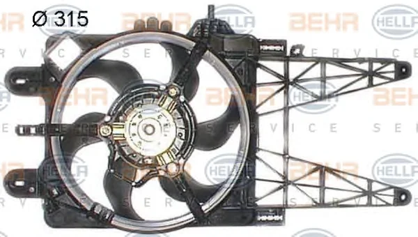 8EW 351 044-101 BEHR/HELLA/PAGID Вентилятор охлаждения радиатора (фото 1)