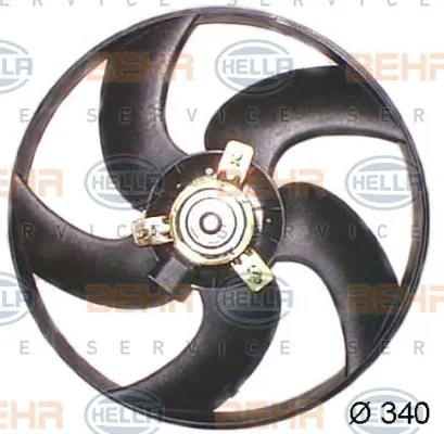 8EW 351 044-221 BEHR/HELLA/PAGID Вентилятор охлаждения радиатора (фото 1)
