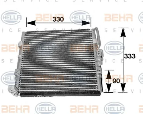 8FC 351 037-011 BEHR/HELLA/PAGID Радиатор кондиционера (фото 1)