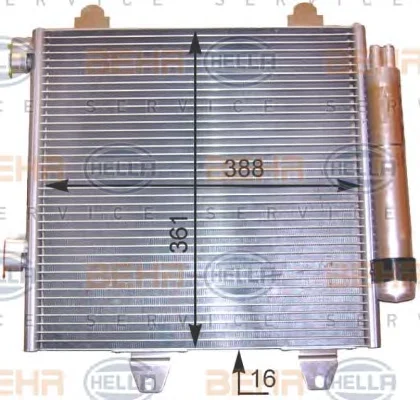 8FC 351 303-531 BEHR/HELLA/PAGID Радиатор кондиционера (фото 1)