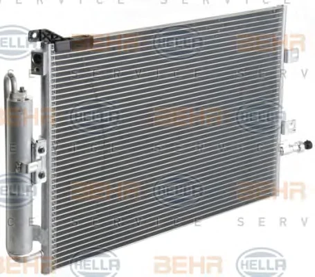 8FC 351 319-251 BEHR/HELLA/PAGID Радиатор кондиционера (фото 6)