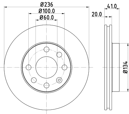 MDK0001 MINTEX Комплект тормозов, дисковый тормозной механизм (фото 2)